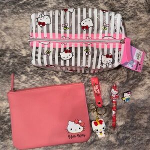 Hello Kitty Accessory Pouch Set, pen, croc accessory